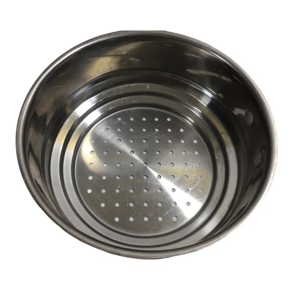 Stainless Steel Steamer Insert 2 3/4 Qt with 7" Long Handle 8.25" x 4" - Picture 3 of 7